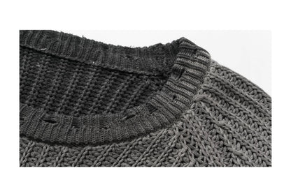 GRADIENT AGED KNIT SWEATER