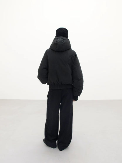 CUT-OUT CUFF DOWN JACKET