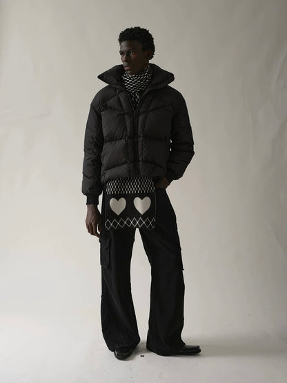 TEXTURED KNIT NECK SCARF