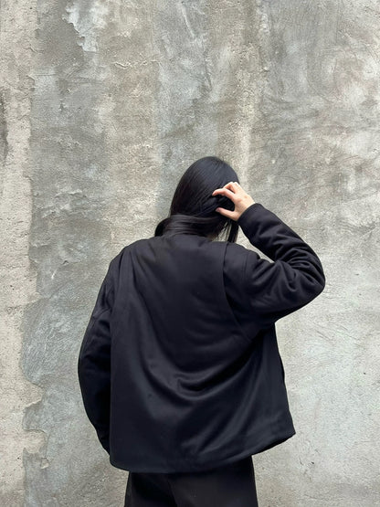 WARM COTTON TWEED JACKET