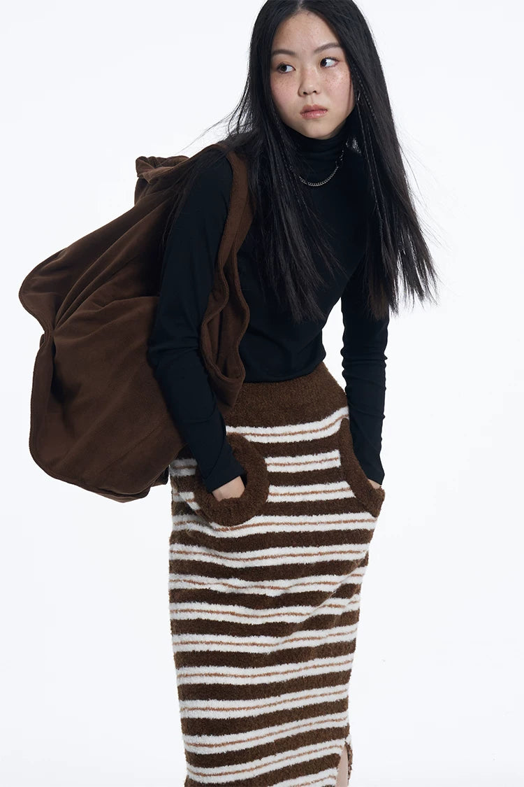 SUEDE TOUCH OVERSIZED TOTE BAG 7