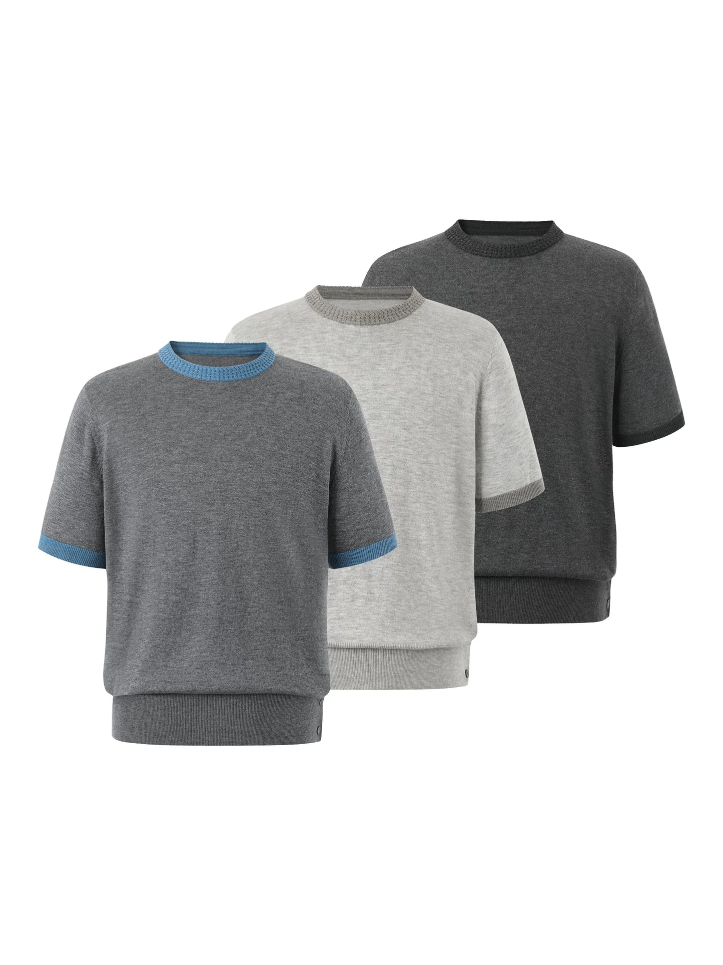 CASHMERE BLEND RINGER TEE
