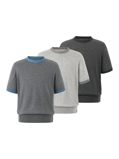 CASHMERE BLEND RINGER TEE