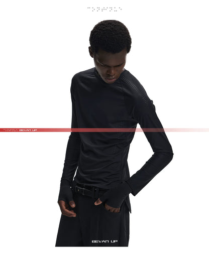 SCULPTING GRADIENT DOT T-SHIRT