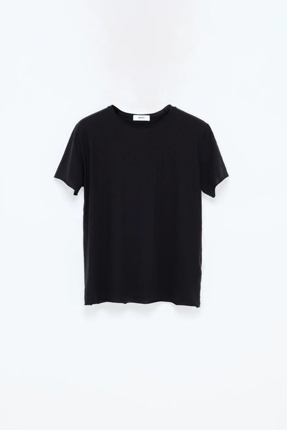 COZY SHEER ROLLED-CUFF TEE