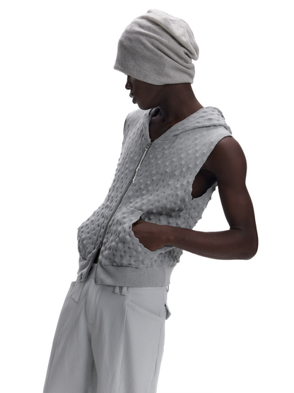 BREATHABLE TEXTURED CASUAL CARDIGAN