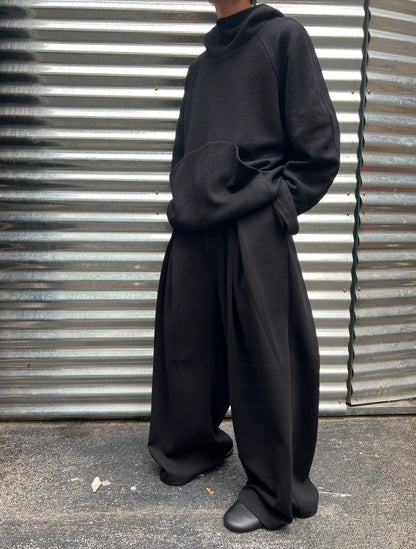 STEREOSCOPIC PLEATED TROUSERS