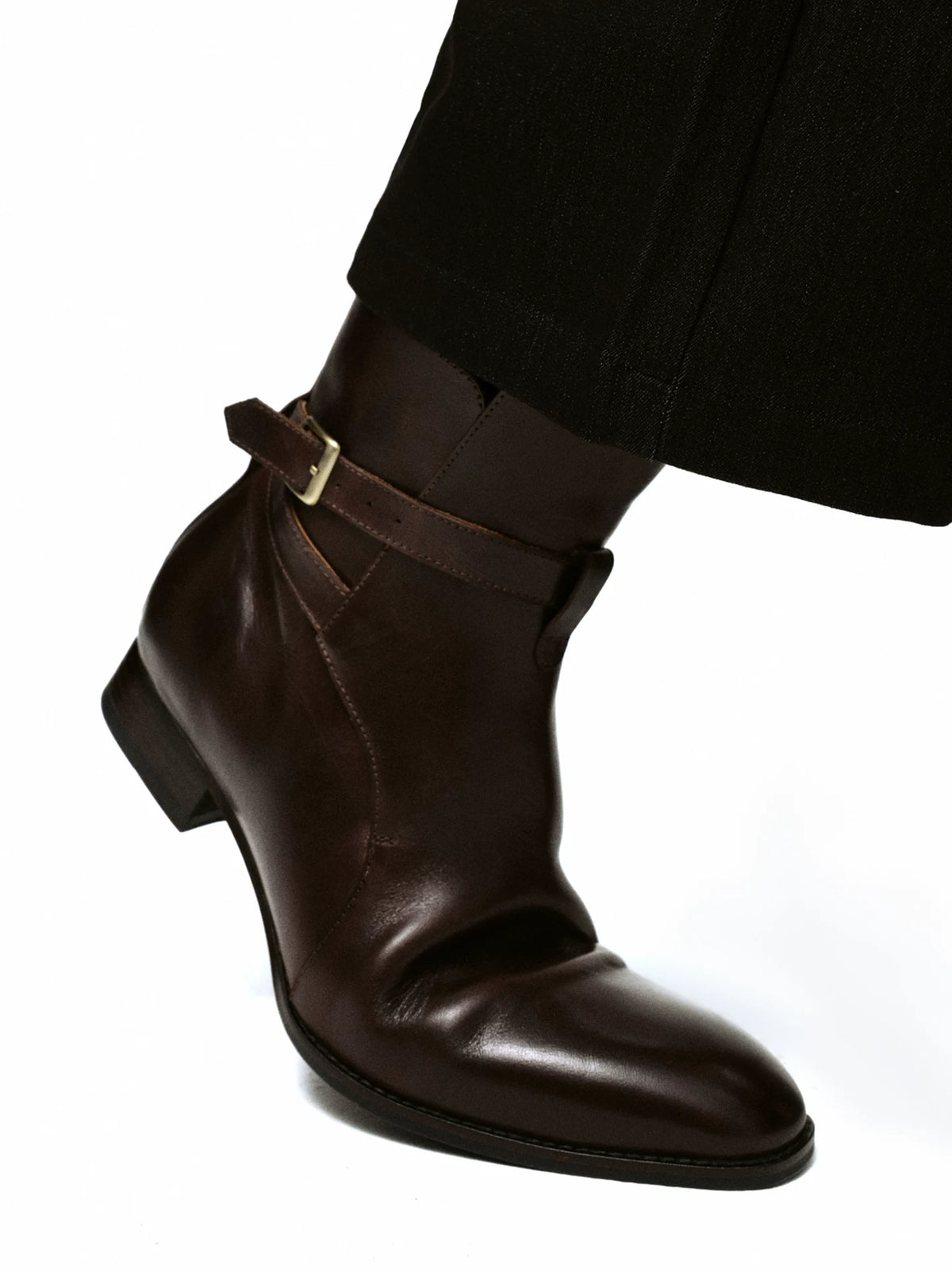 HARNESS STRAP ANKLE BOOTS 1