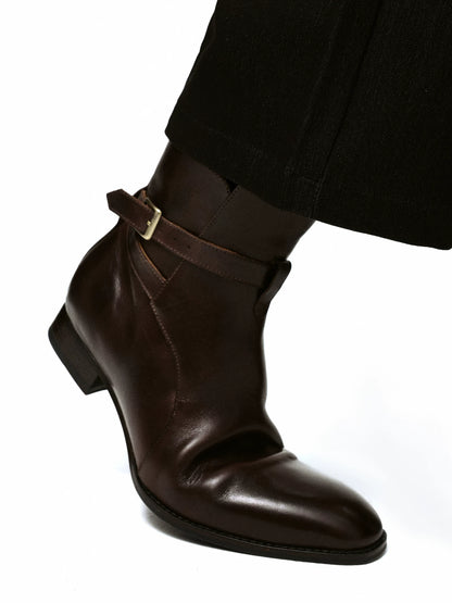 HARNESS STRAP ANKLE BOOTS 1