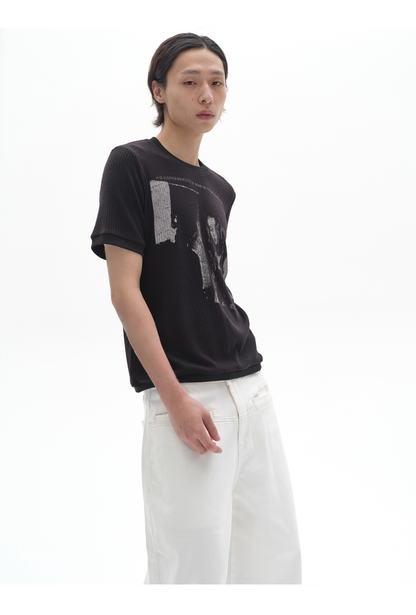 LIGHT ROCK PRINT T-SHIRT