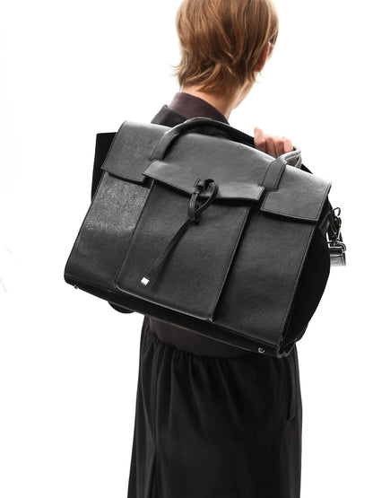 CHIC SUEDE DOCTOR'S TOTE BAG