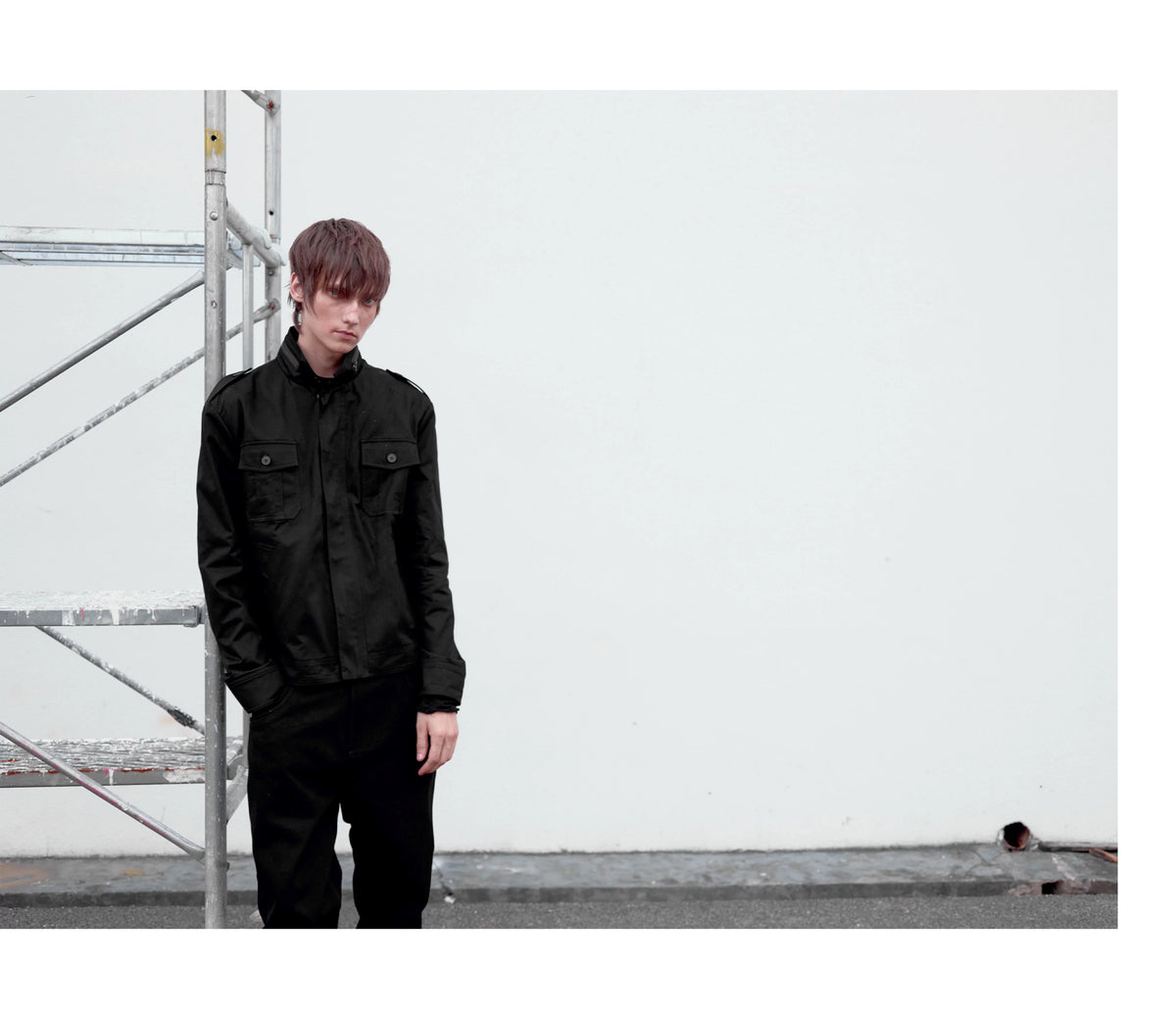 MERCERIZED COTTON WORK JACKET