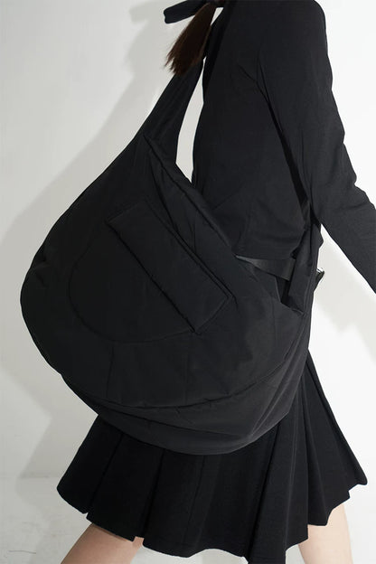 D SHAPED PADDED SHOULDER BAG 8