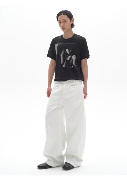 LIGHT ROCK PRINT T-SHIRT