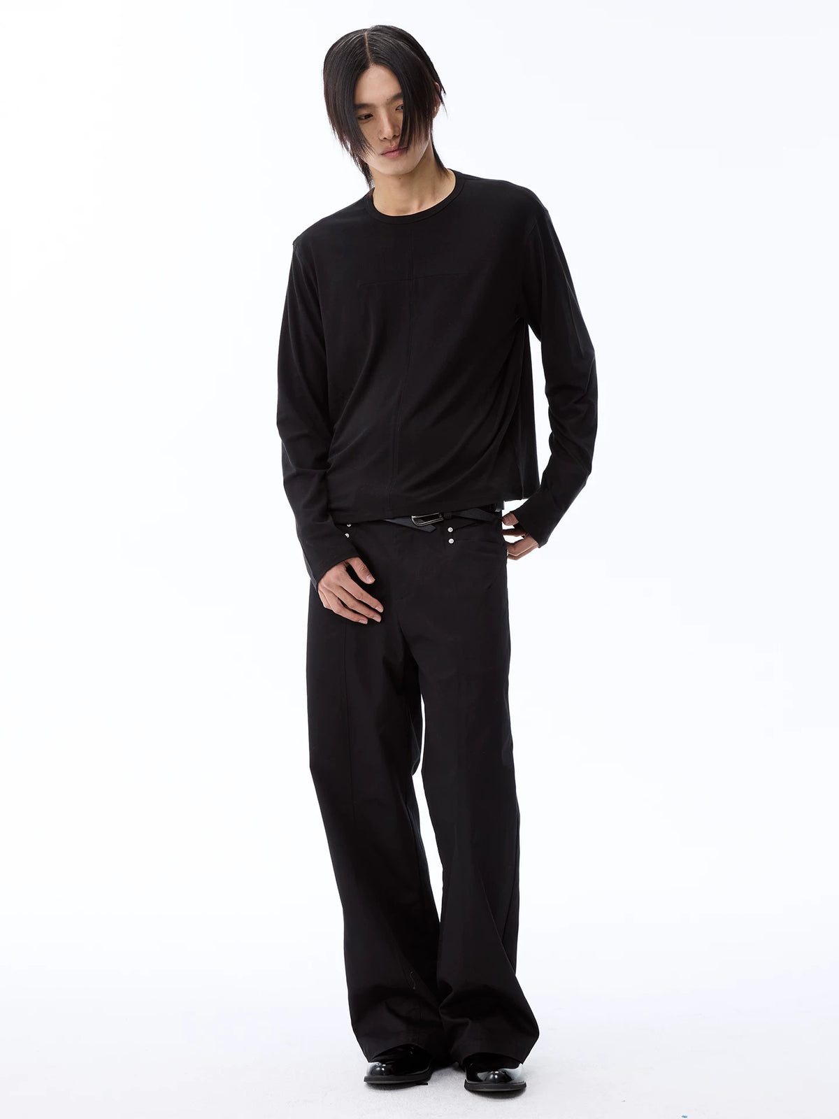 LAYERED COMFORT LONG-SLEEVE TEE