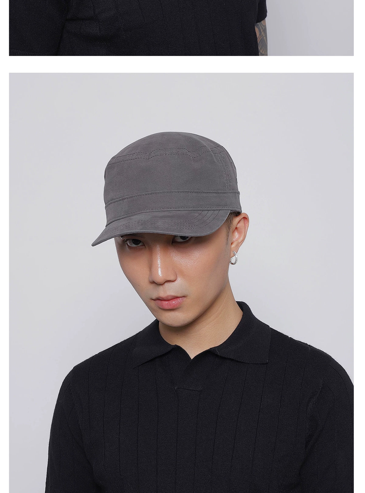 WASHED FLAT TOP CAP 8