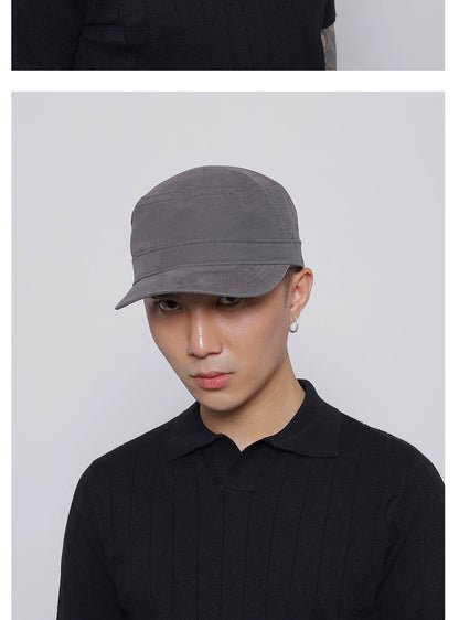 WASHED FLAT TOP CAP 8