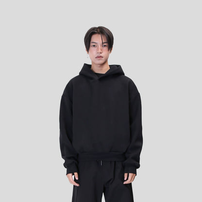 BLUE MIST BOXY HOODIE