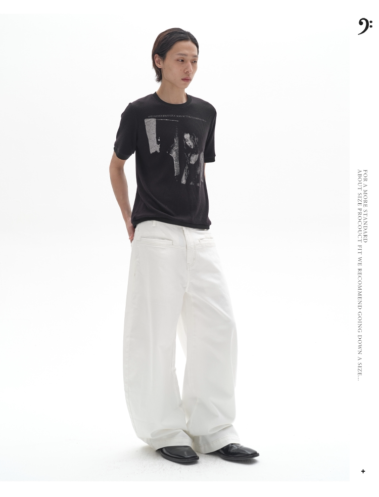 LIGHT ROCK PRINT T-SHIRT