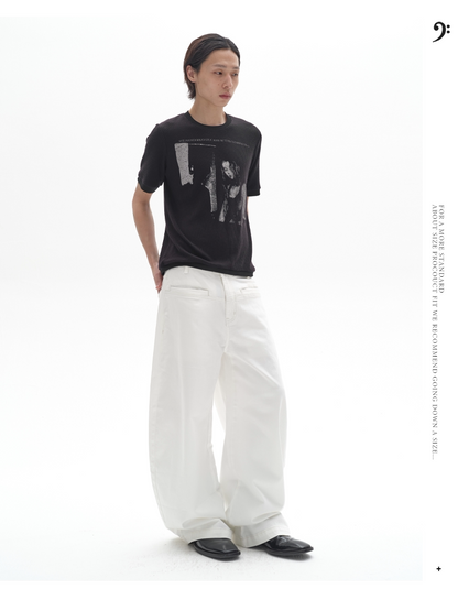 LIGHT ROCK PRINT T-SHIRT
