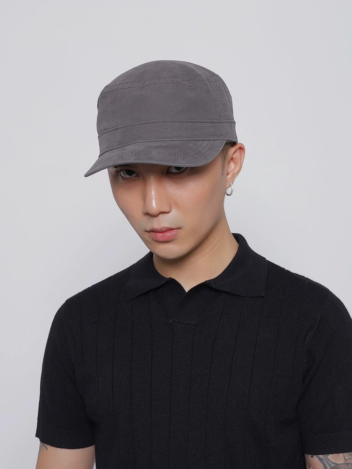 WASHED FLAT TOP CAP 3