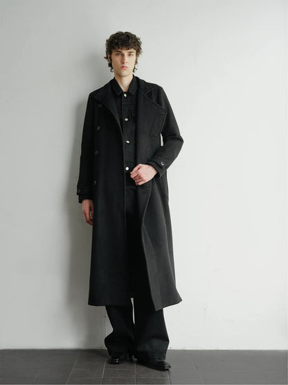 WOOL DOUBLE-BREASTED COAT