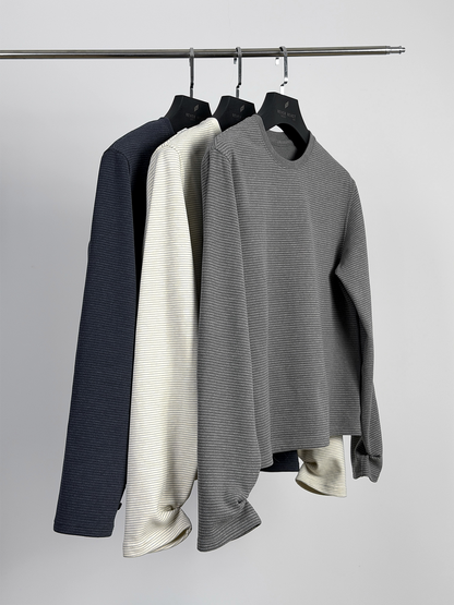 REVERSIBLE BORDER LONG SLEEVE