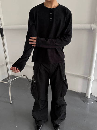 NYLON POCKET CARGO PANTS