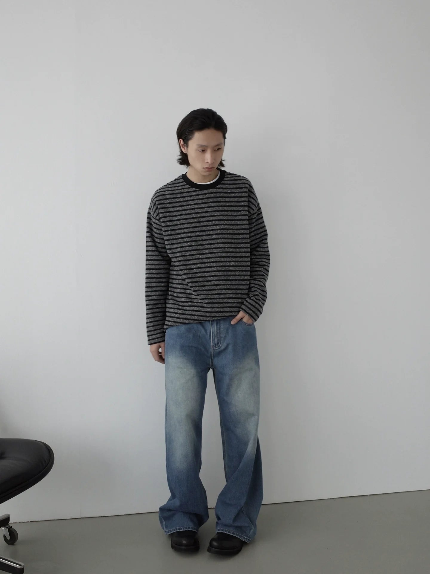 VINTAGE STRIPED RELAXED T-SHIRT