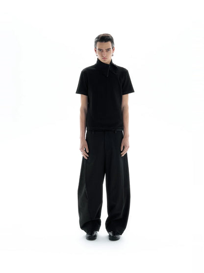 SLIT NECKLINE POLO