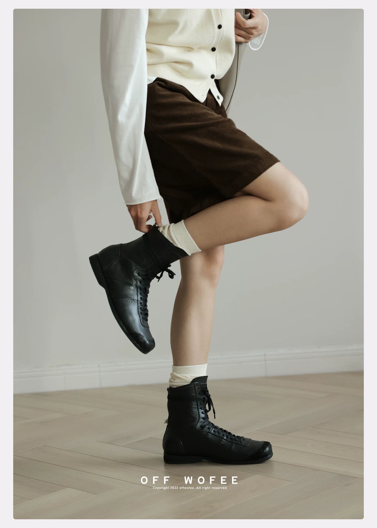 BLACK SUEDE BOXING SHOES