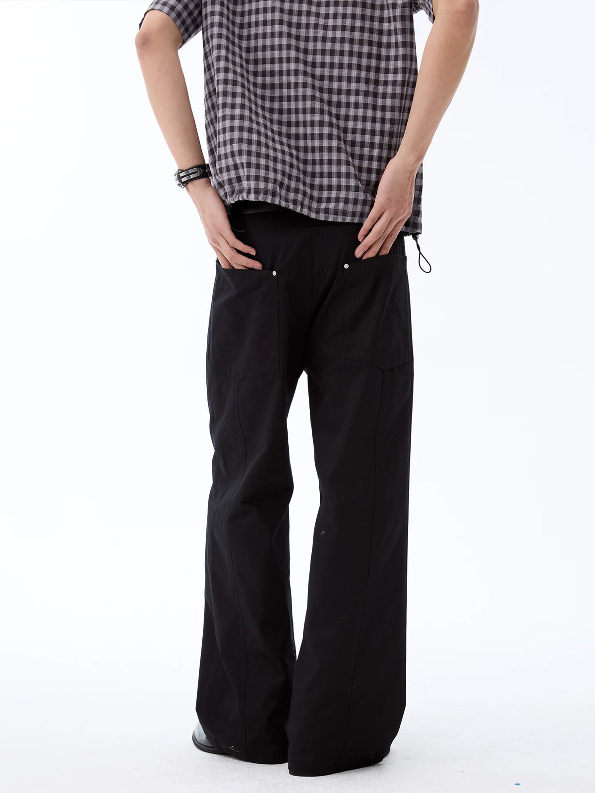 DECONSTRUCTED RAW-EDGE JEANS