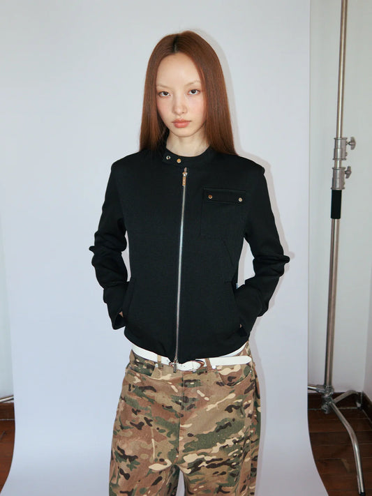 CHIC BLACK SHORT JACKET