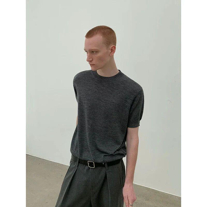 MERINO CREW NECK T-SHIRT