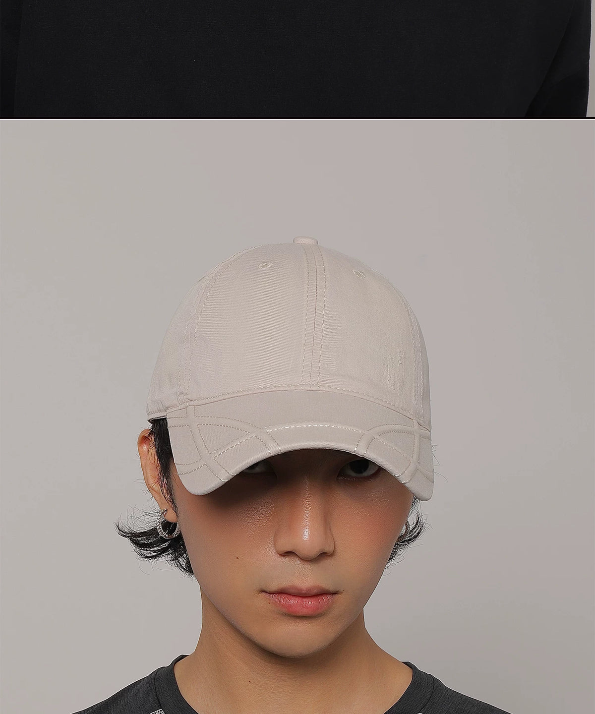 SCULPTED BRIM WASHED CAP 21
