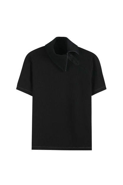 SLIT NECKLINE POLO