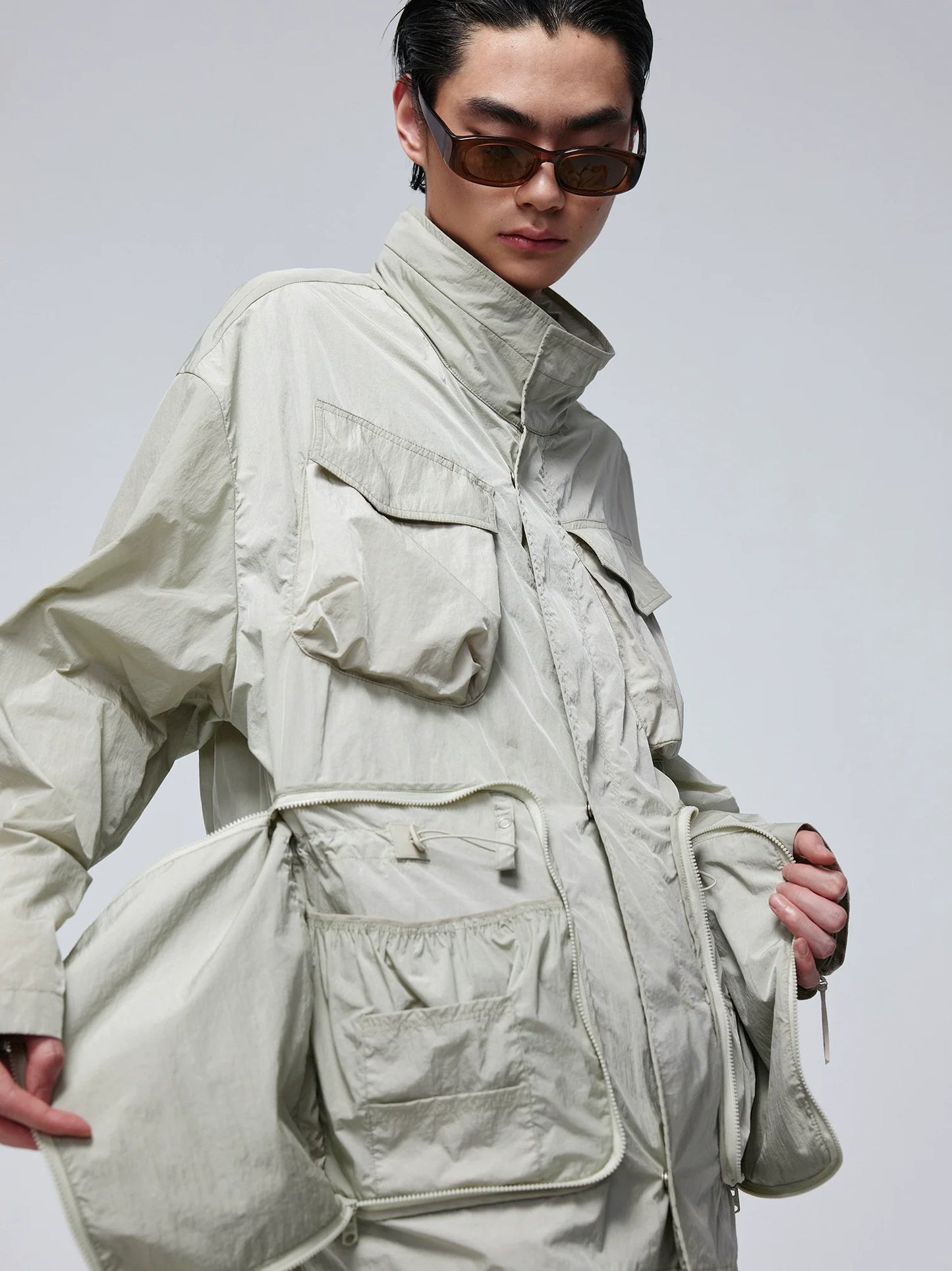 NYLON MID-LENGTH M65 JACKET