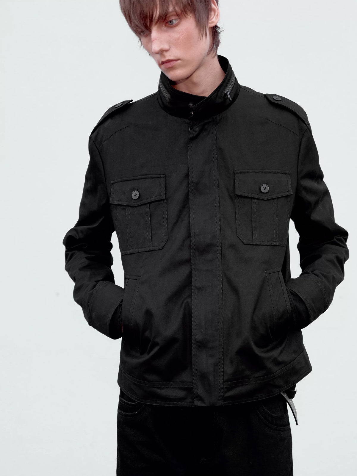 MERCERIZED COTTON WORK JACKET