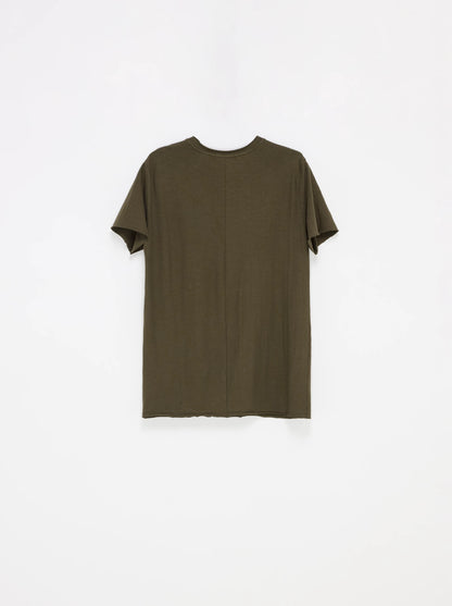 COZY SHEER ROLLED-CUFF TEE