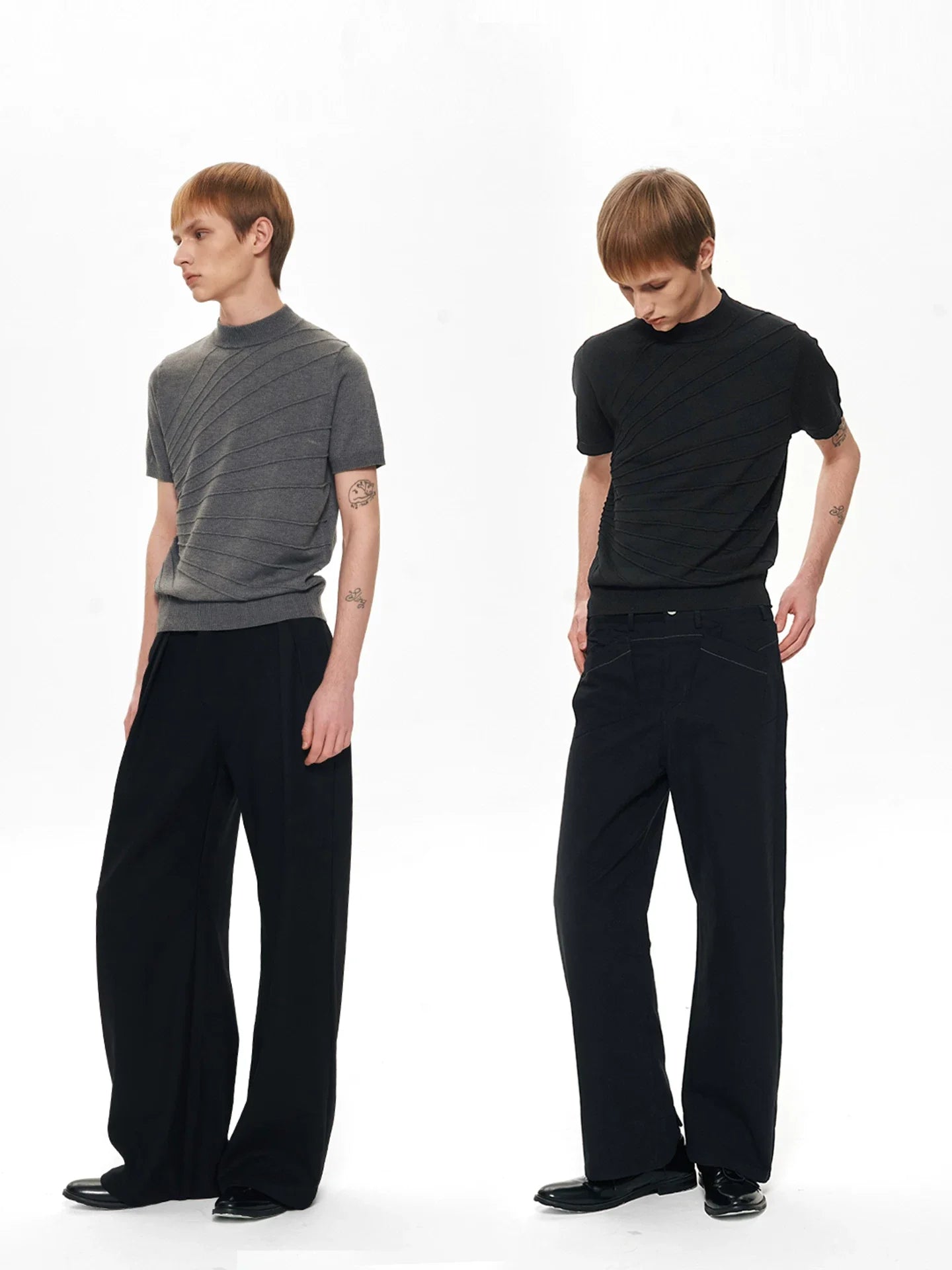 SCULPTED WOOL TEE