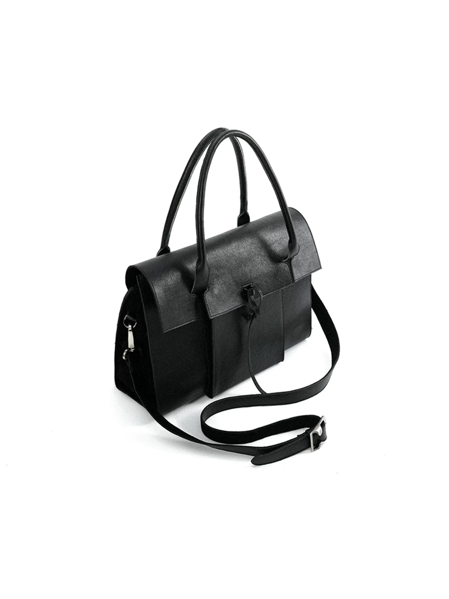 CHIC SUEDE DOCTOR'S TOTE BAG