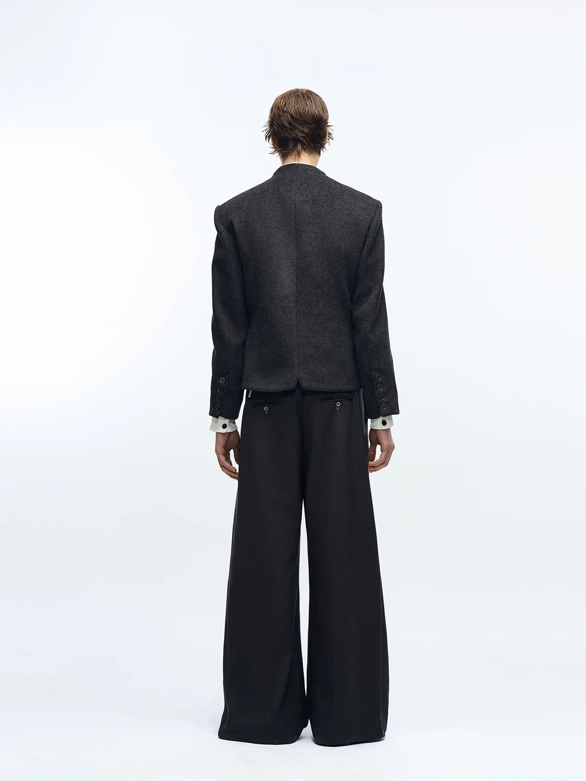 CHIC WOOL CROPPED JACKET