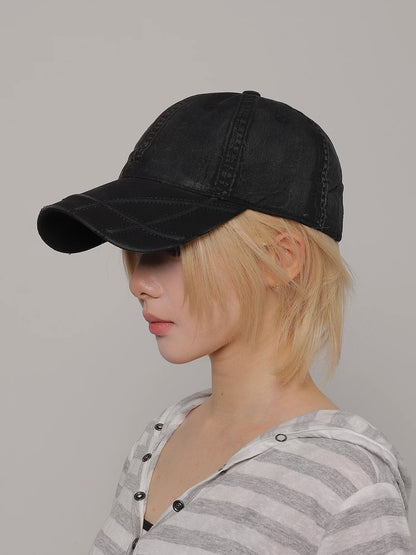 SCULPTED BRIM WASHED CAP 1