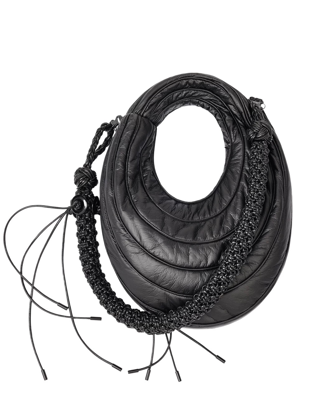 FAUX LEATHER CROSSBODY BAG