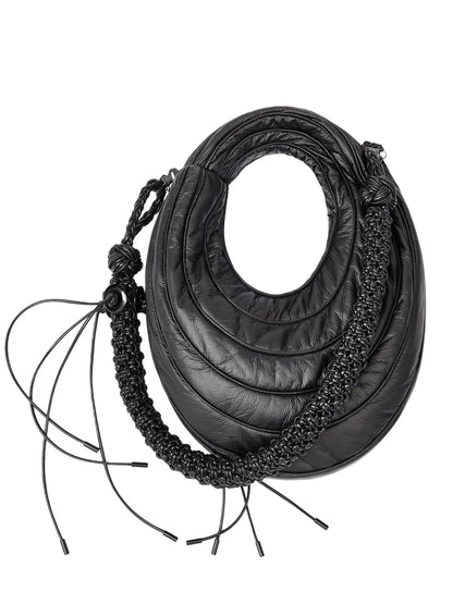 FAUX LEATHER CROSSBODY BAG