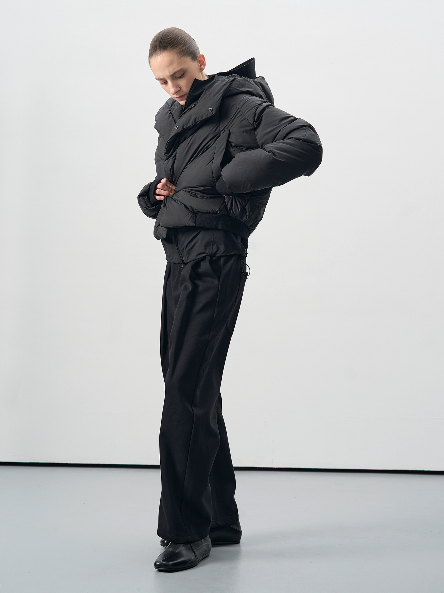 HIGH COLLAR DOWN COAT