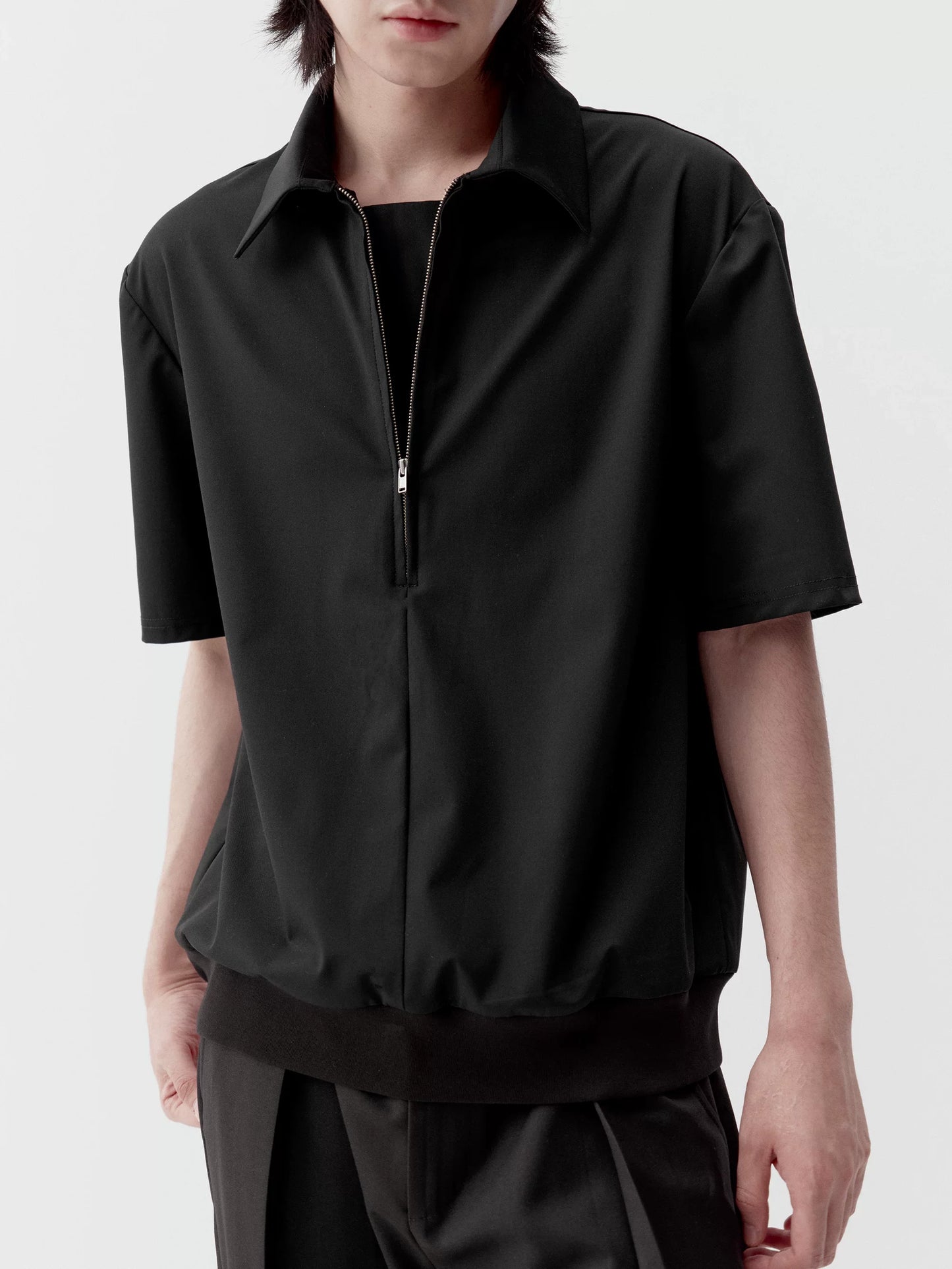 MODAL HALF-ZIP POLO