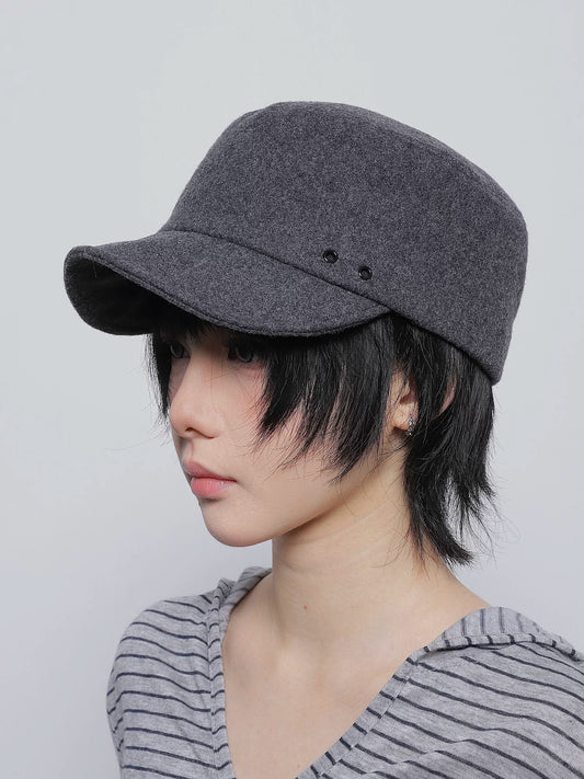 WOOL FLAT TOP CAP 1