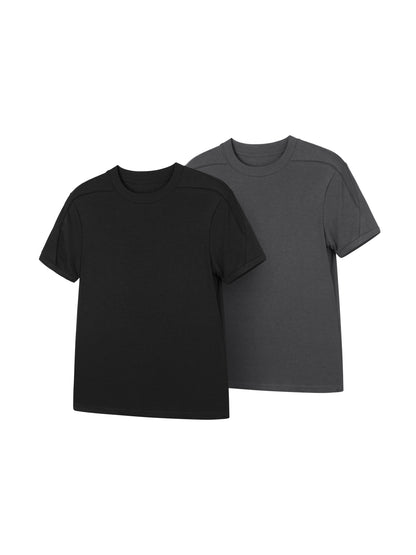HIGH-STRETCH CUT-OUT T-SHIRT