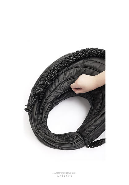 FAUX LEATHER CROSSBODY BAG